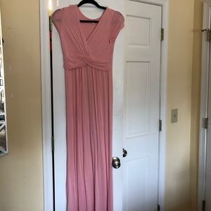 Pinkblush Pink Maternity Maxi Dress